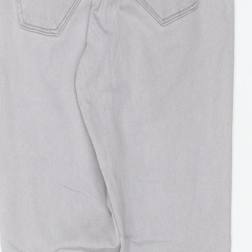Denim Co Womens Grey Cotton Jegging Jeans Size 14 L27 in Regular