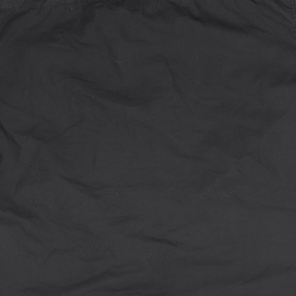 River Island Mens Grey Polyester Button-Up Size L Collared