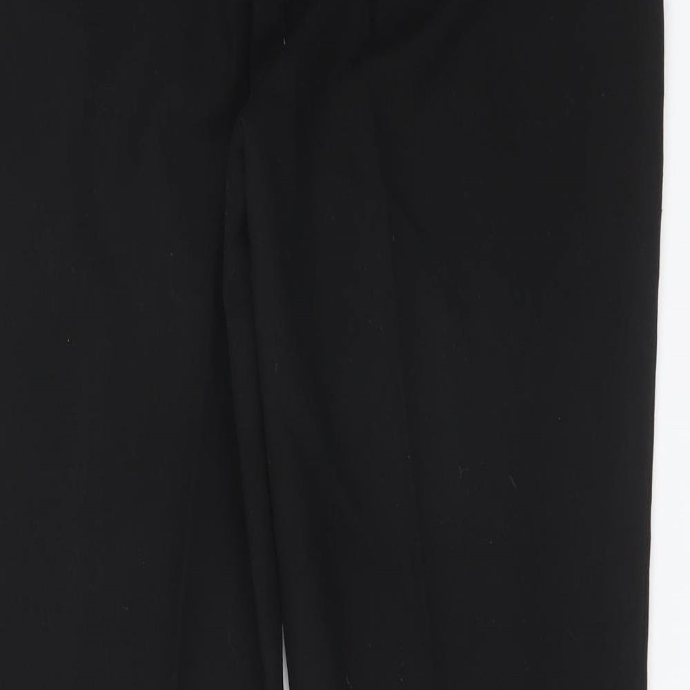 Atmosphere Womens Black Polyester Carrot Trousers Size 10 L27 in Regular