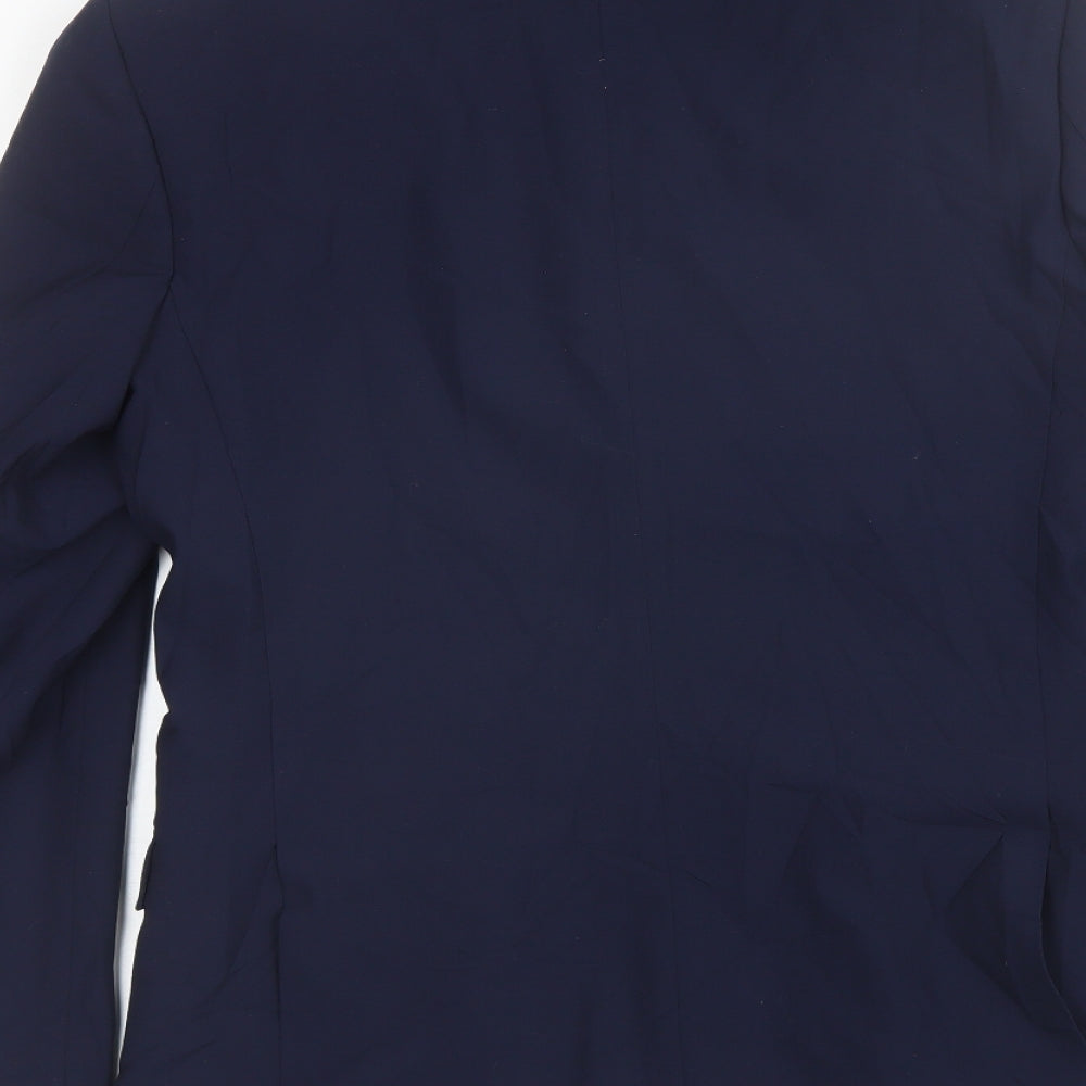 Marks and Spencer Mens Blue Wool Jacket Blazer Size 38
