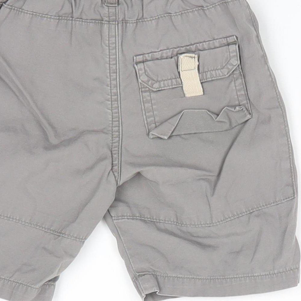 Timberland Boys Grey Cotton Cargo Trousers Size 12 Months