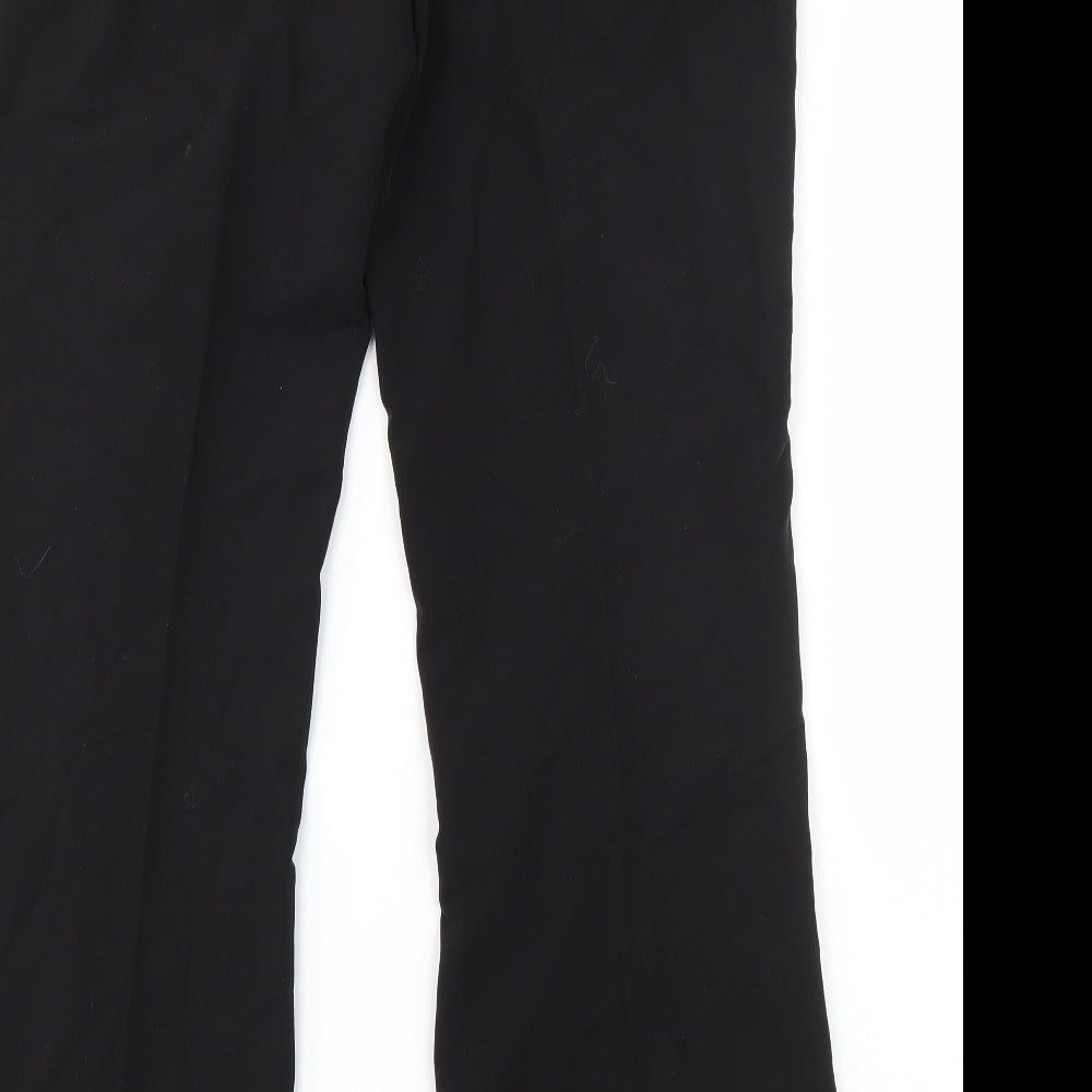 Dorothy Perkins Womens Black Viscose Dress Pants Trousers Size 10 L26 in Regular