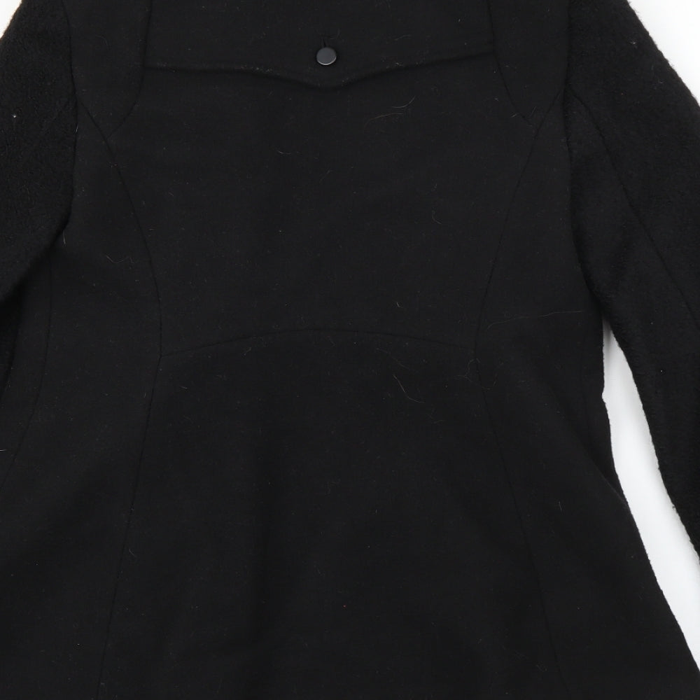 New Look Womens Black Jacket Coat Size 10