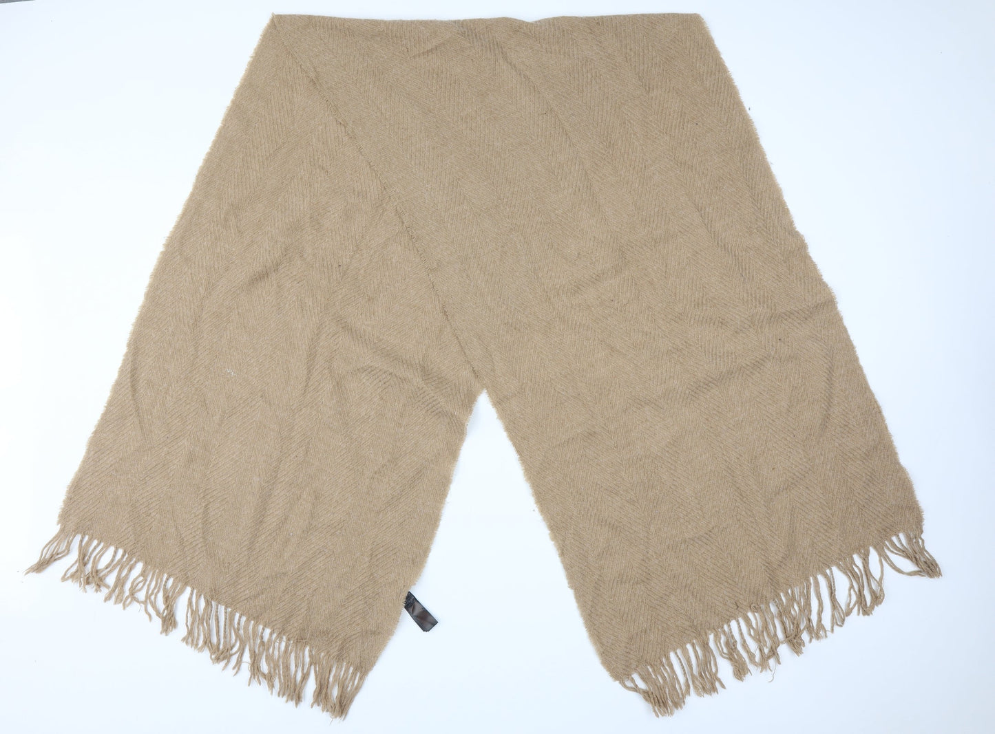 ACCESSORISE Womens Brown Acrylic Scarf
