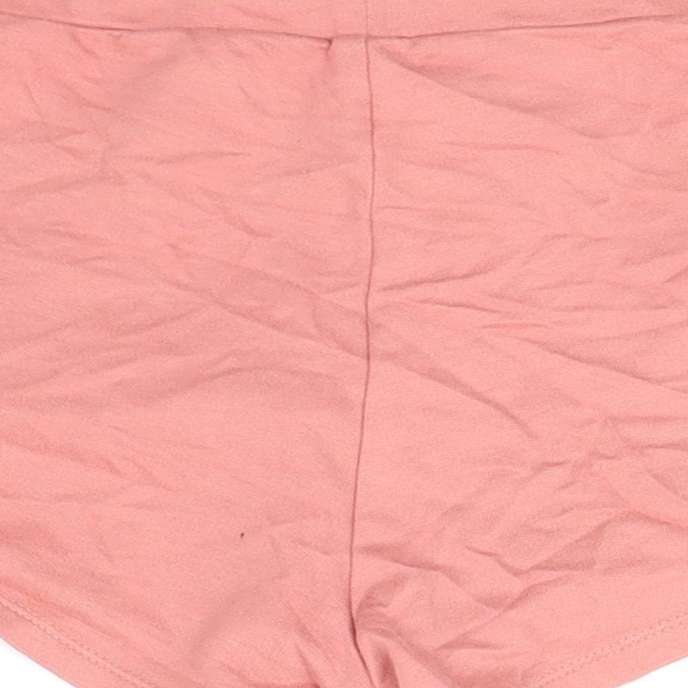 Divided Womens Red Cotton Sweat Shorts Size XS Regular
