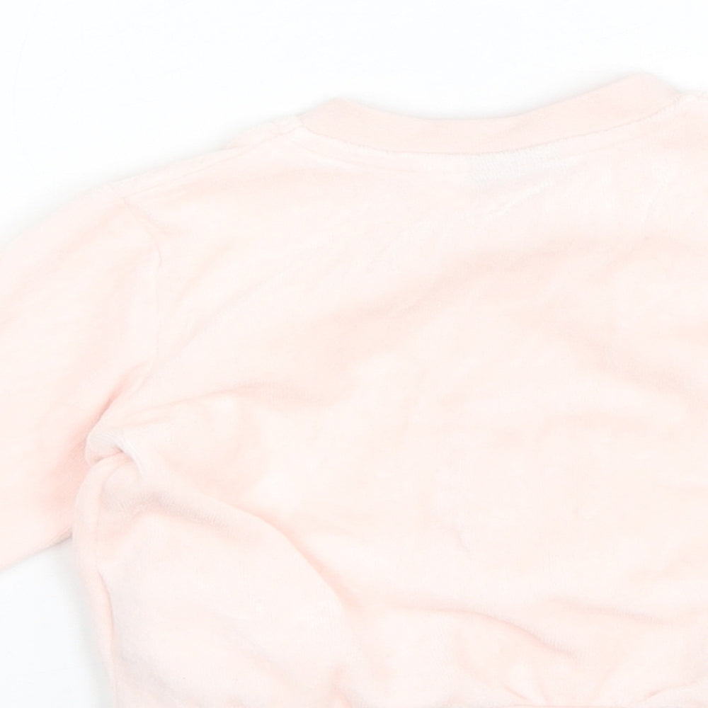 Lupilu Baby Pink Cotton Full Zip Jumper Size 6-9 Months