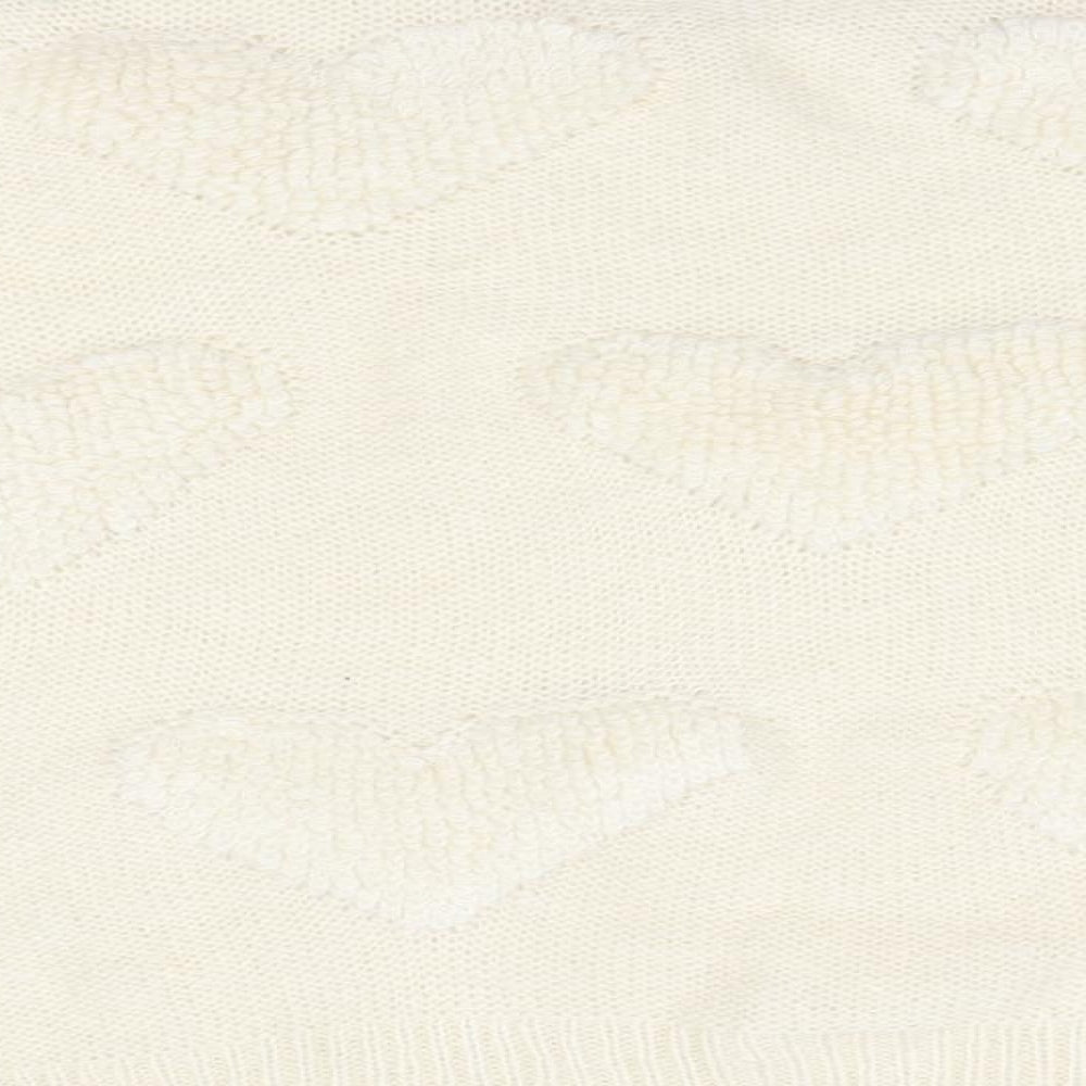 Primark Womens Ivory Round Neck Acrylic Pullover Jumper Size 20