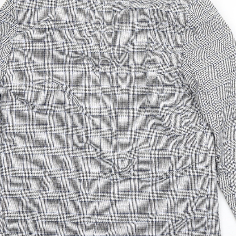 Covent Garden Womens Grey Houndstooth Jacket Coat Size 10