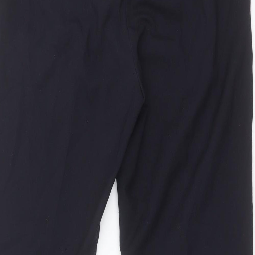 Casual Club Womens Black Polyester Carrot Trousers Size 12 L30 in Regular