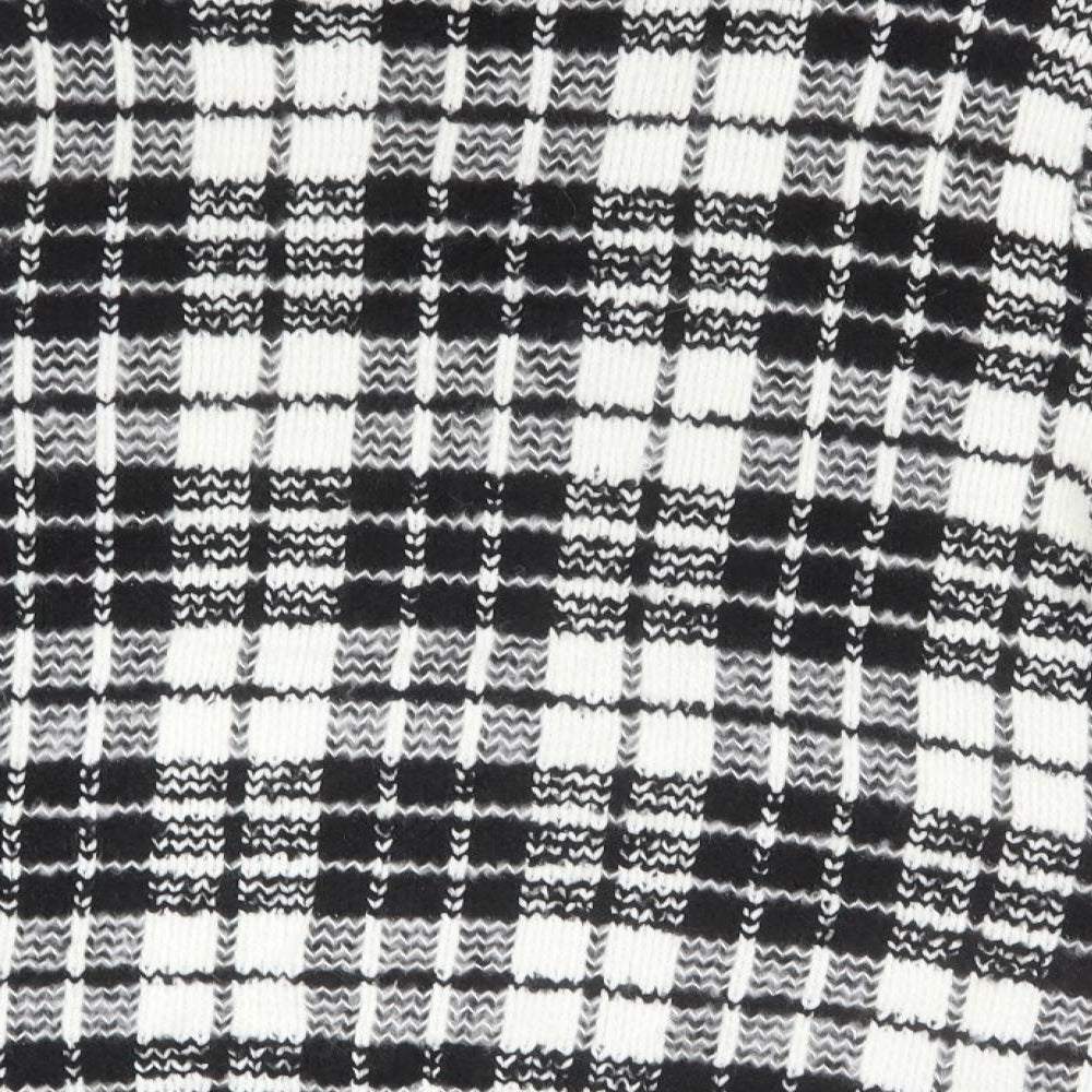 CASAMIA Womens Multicoloured Check Acrylic Jacket Suit Jacket Size M