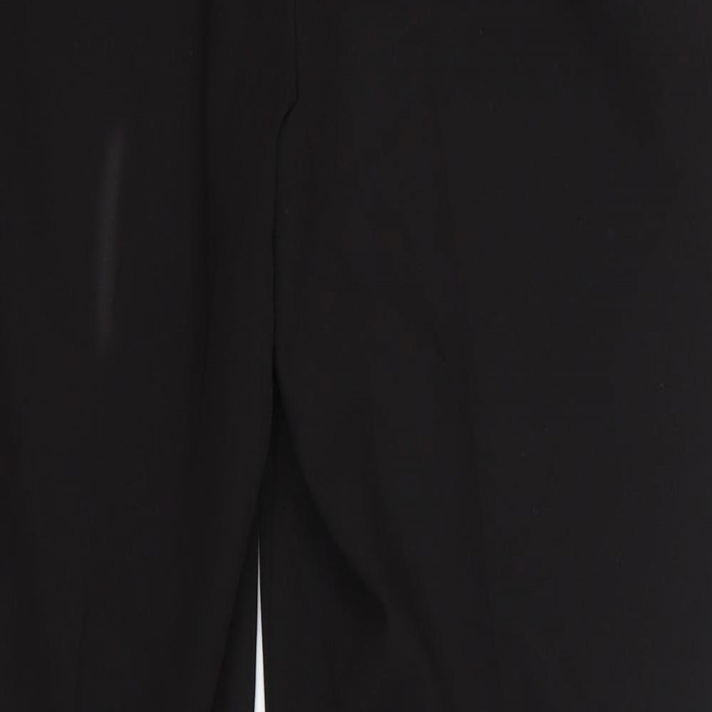 Dorothy Perkins Womens Black Polyester Dress Pants Trousers Size 10 L26 in Regular