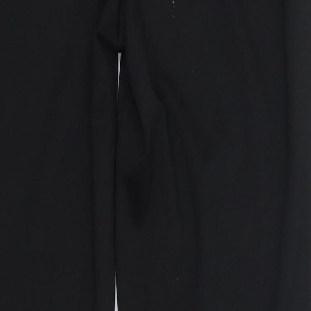 Matalan Womens Black Polyester Dress Pants Trousers Size 8 L20 in Regular