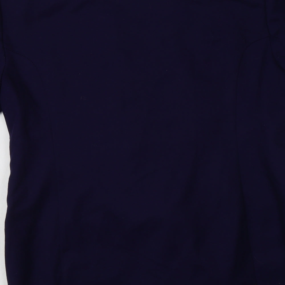 Ego Womens Purple Jacket Blazer Size 10