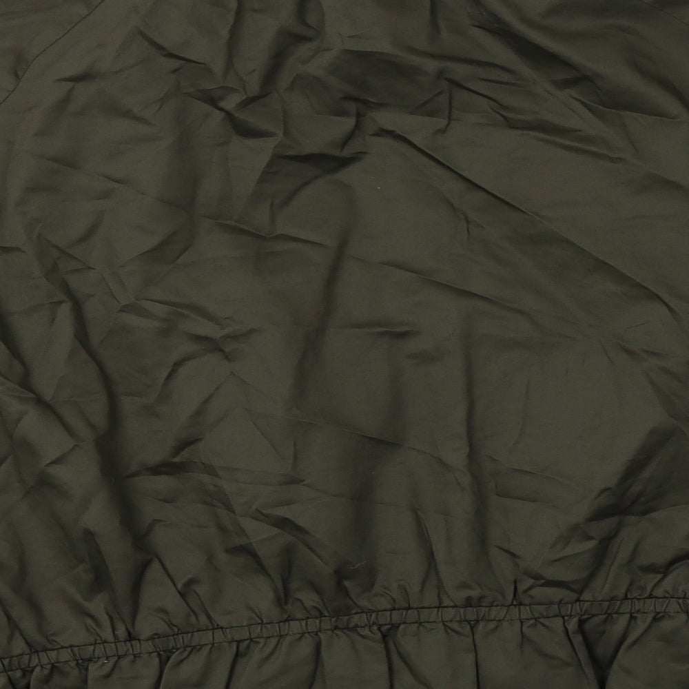 H&M Womens Green Jacket Coatigan Size 12