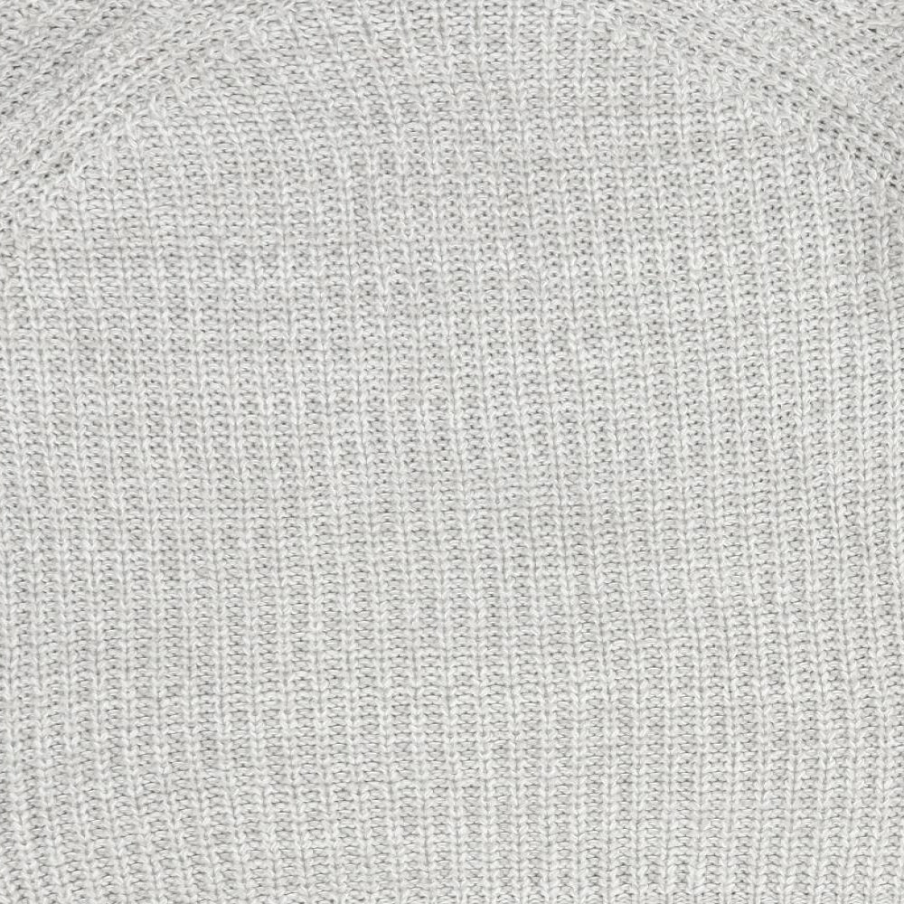 Atmosphere Womens Grey Round Neck Acrylic Pullover Jumper Size 8