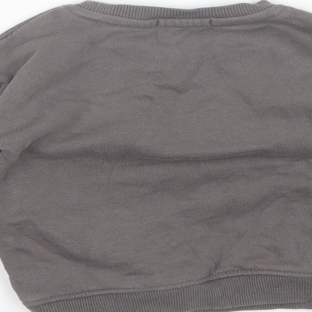 Primark Baby Grey Cotton Pullover Jumper Size 18-24 Months