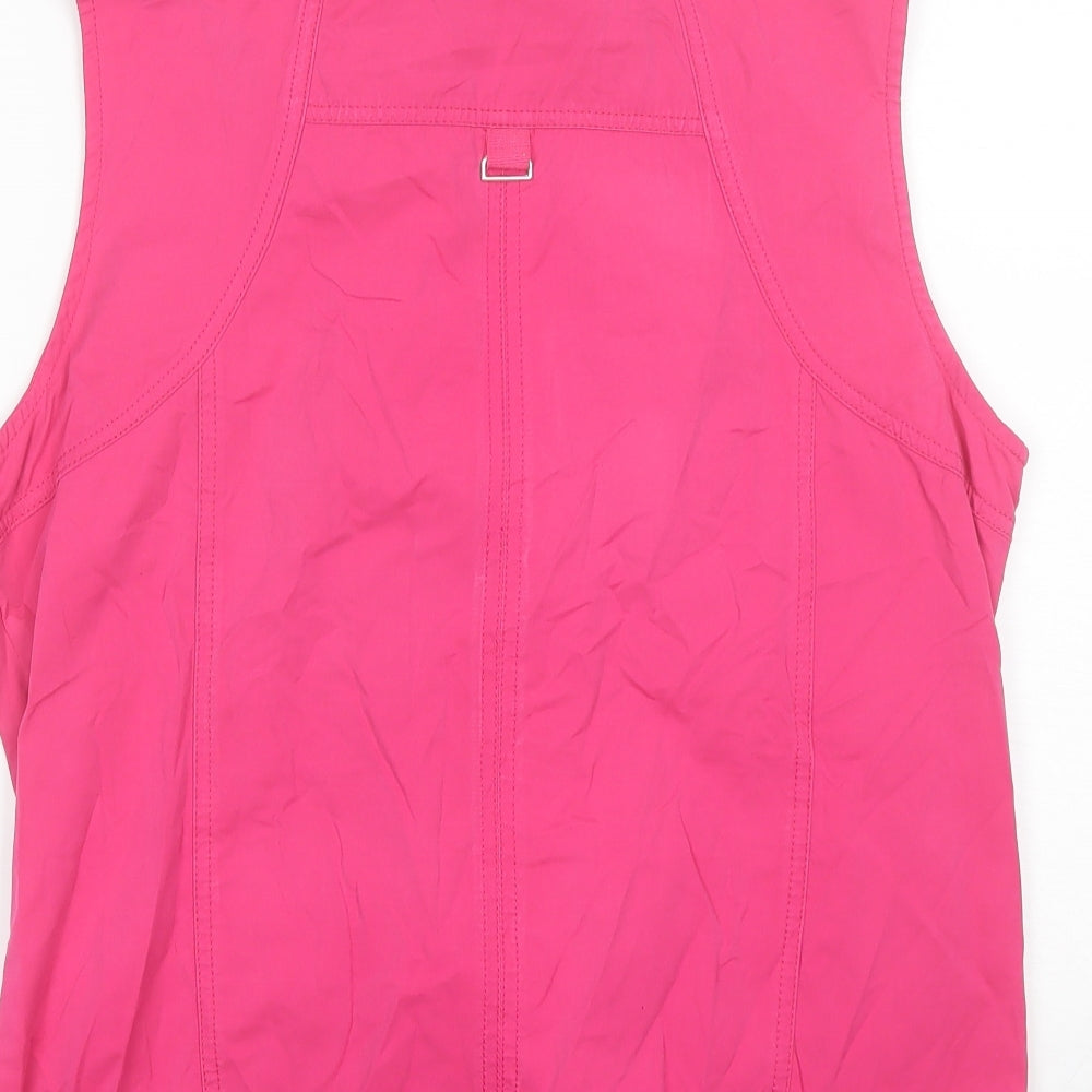 Brandtex Womens Pink Gilet Jacket Size 12