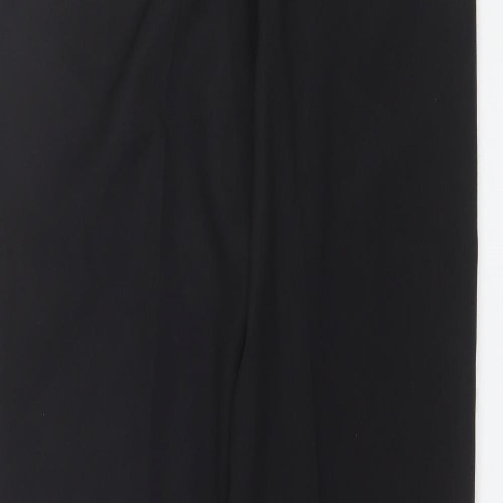 George Womens Black Polyester Dress Pants Trousers Size 10 L28 in Regular