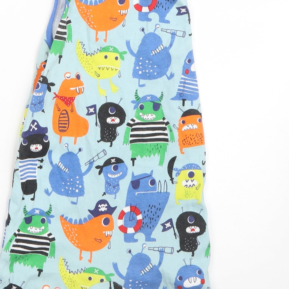 Mini Clube Boys Blue Cotton Babygrow One-Piece Size 12-18 Months