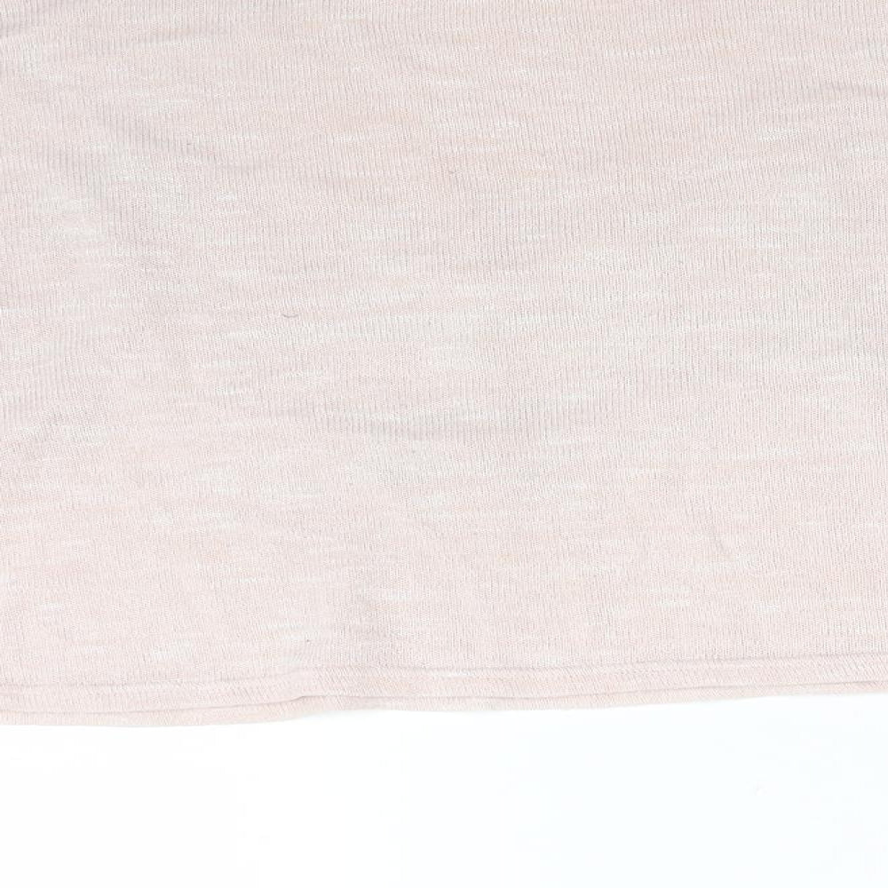 H&M Womens Pink Polyester Pullover Sweatshirt Size M