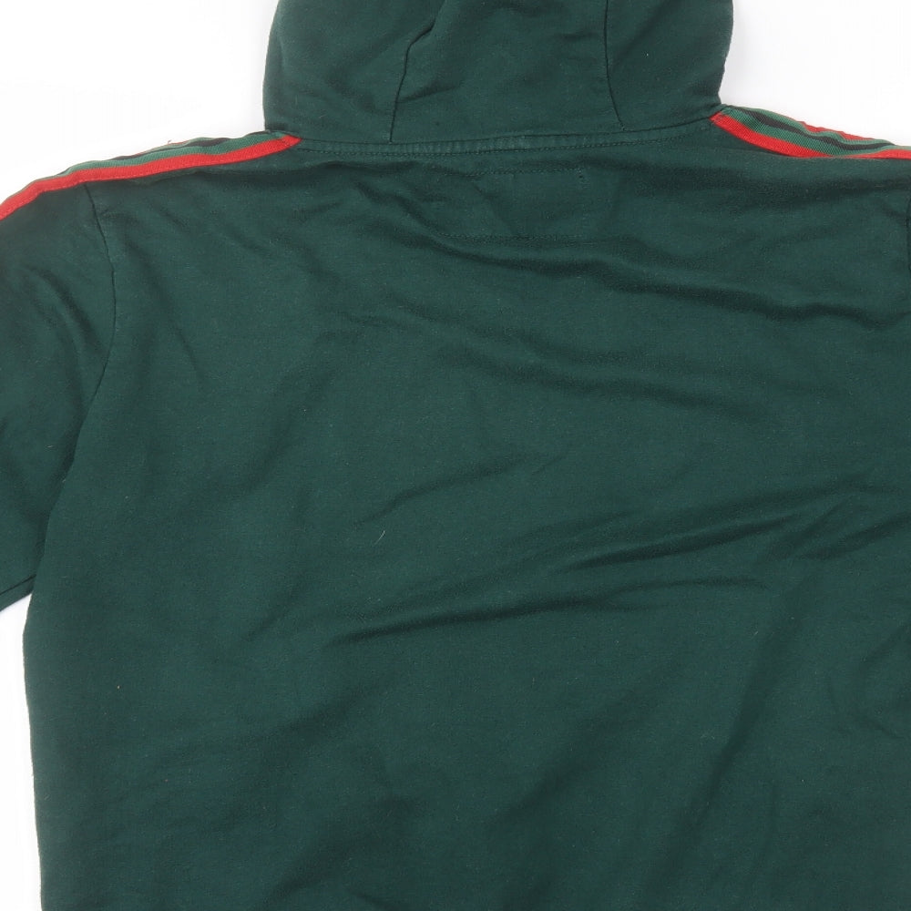 Soul Star Mens Green Pullover Hoodie Size S