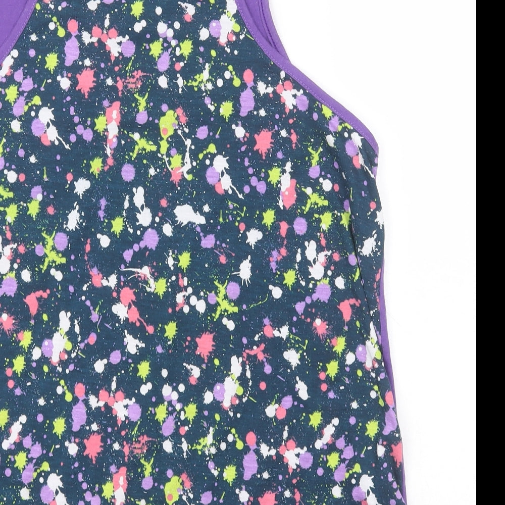 Preworn Womens Blue Basic Tank Size M Round Neck