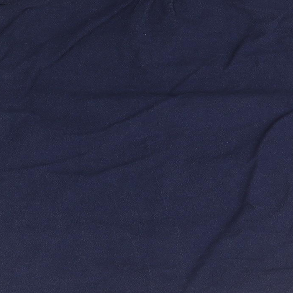 H&M Mens Blue Cotton Button-Up Size S Collared
