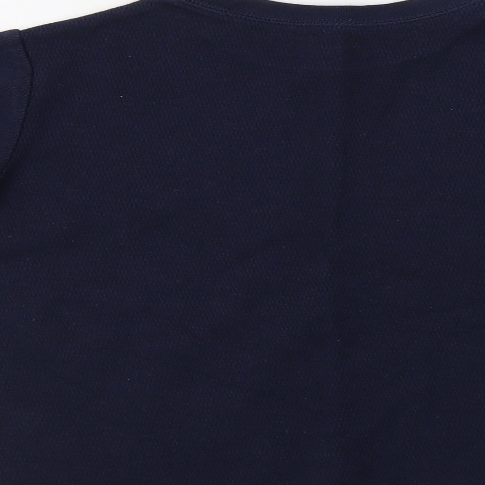Gap Boys Blue Crew Neck Cotton Pullover Jumper Size 5 Years