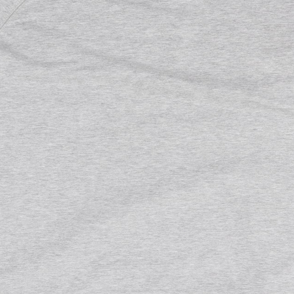 Union Mens Grey Round Neck Cotton Pullover Jumper Size M