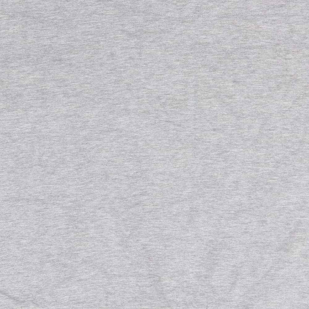 Capsual Womens Grey Round Neck Cotton Pullover Jumper Size 18