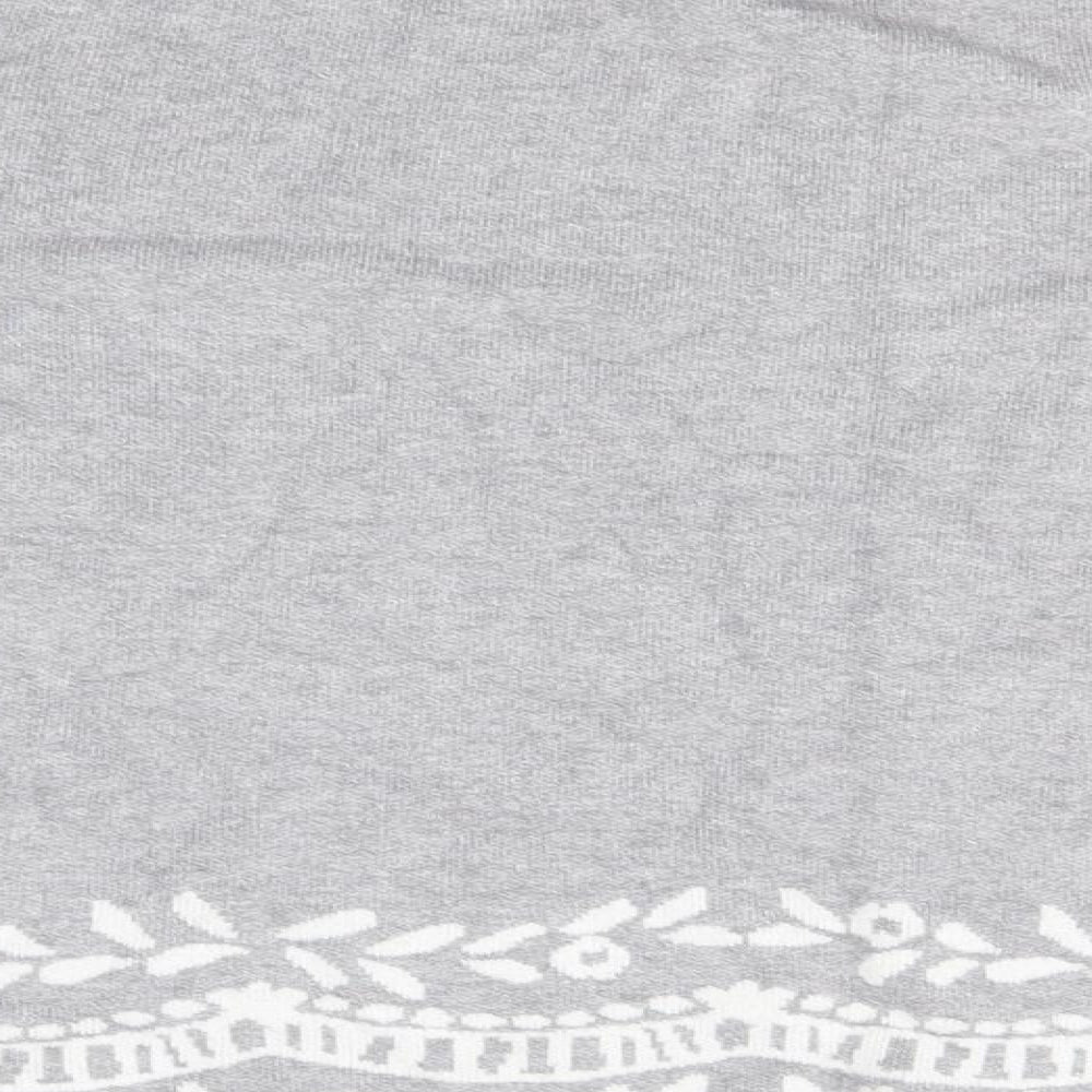 Love Knitwear Womens Grey Round Neck Viscose Pullover Jumper Size 10