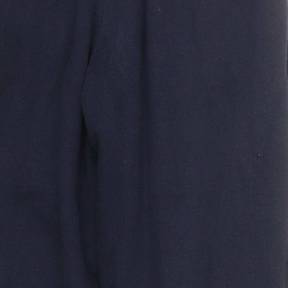 Next Boys Blue Cotton Sweatpants Trousers Size 9 Months Slim