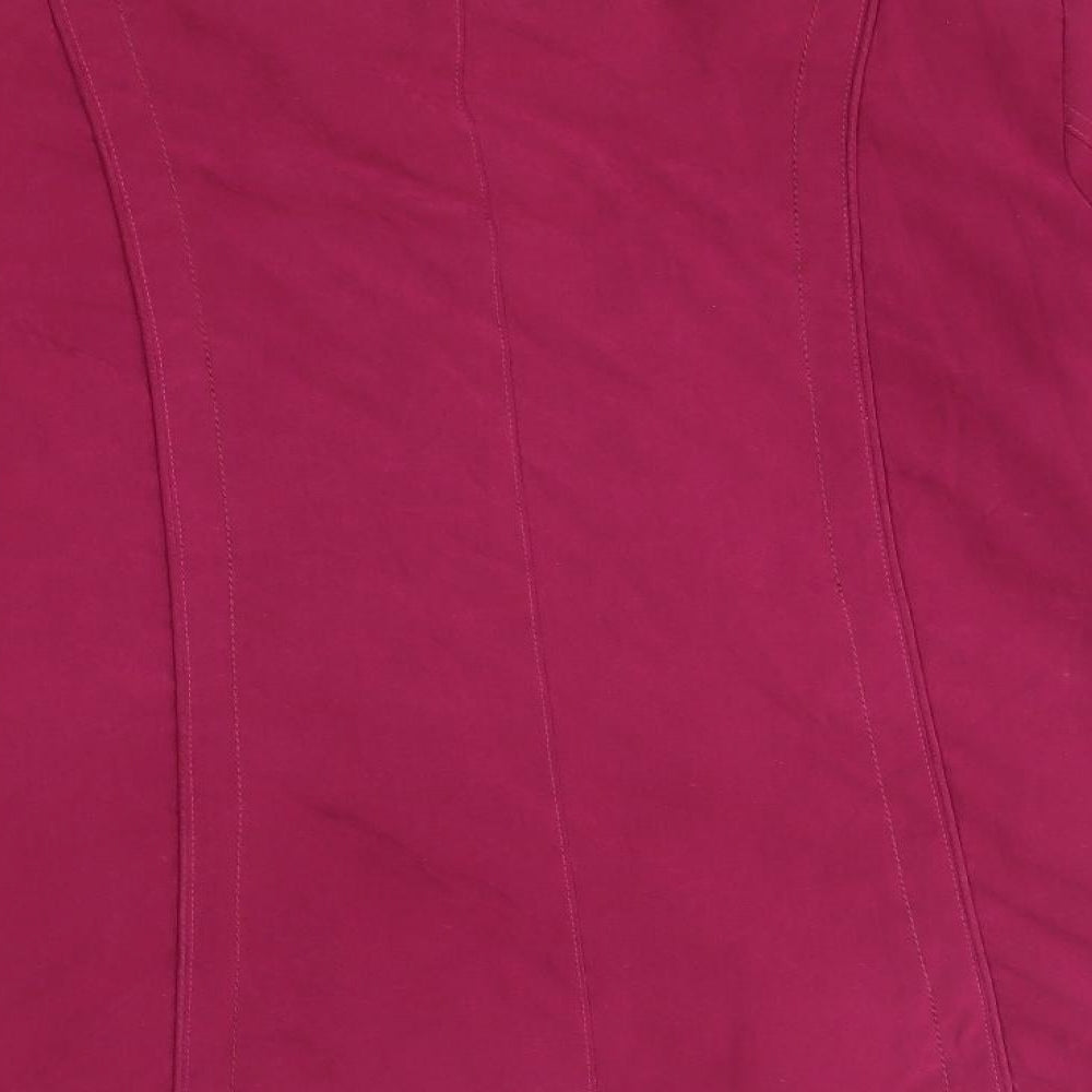Isle Womens Pink Overcoat Coat Size 16