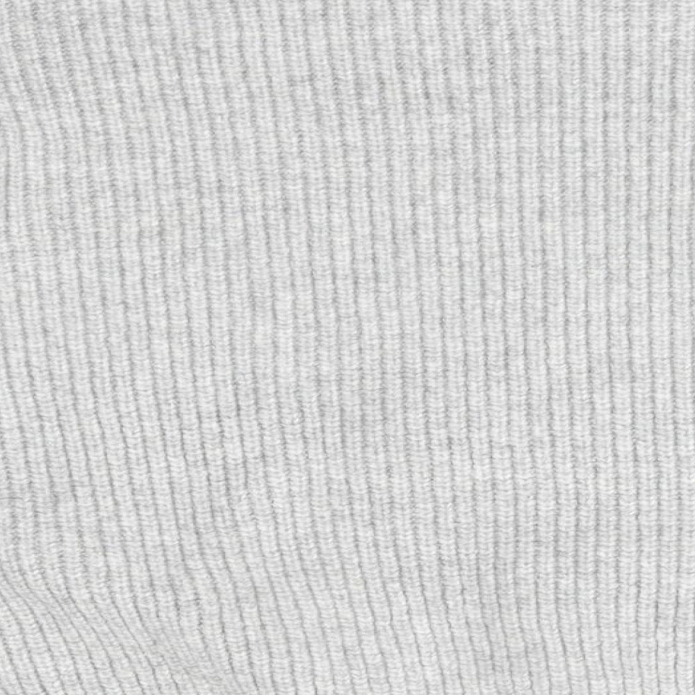 H&M Womens Grey High Neck Acrylic Pullover Jumper Size XS