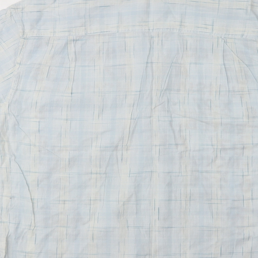 Jeans&Co Mens Multicoloured Plaid Cotton Button-Up Size L Collared