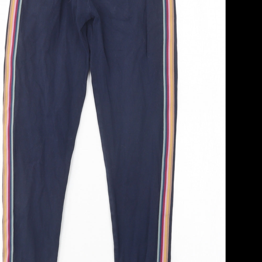 NEXT Girls Multicoloured Cotton Sweatpants Trousers Size 14 Years Extra-Slim