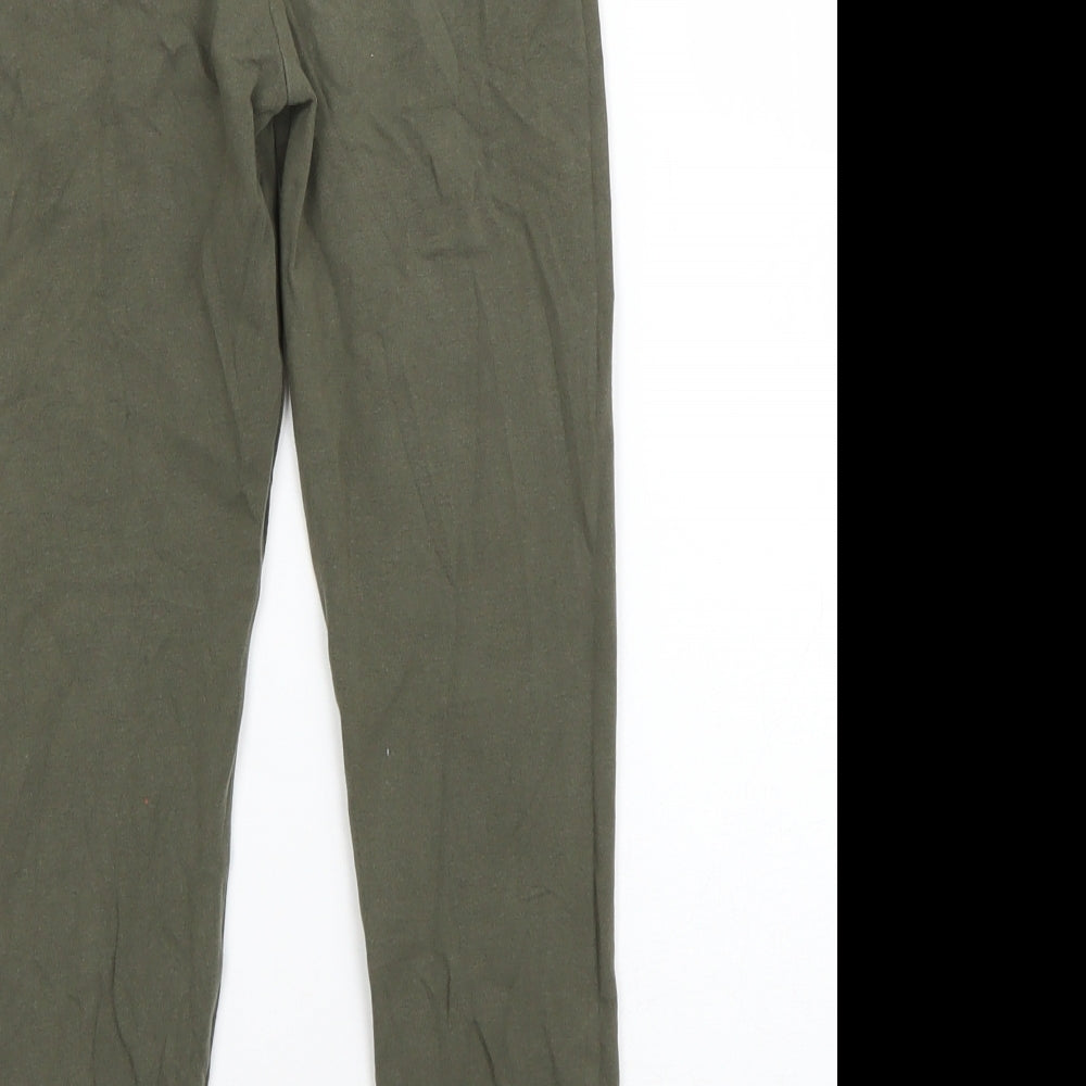 River Island Girls Green Cotton Pyjama Pants Size 9-10 Years