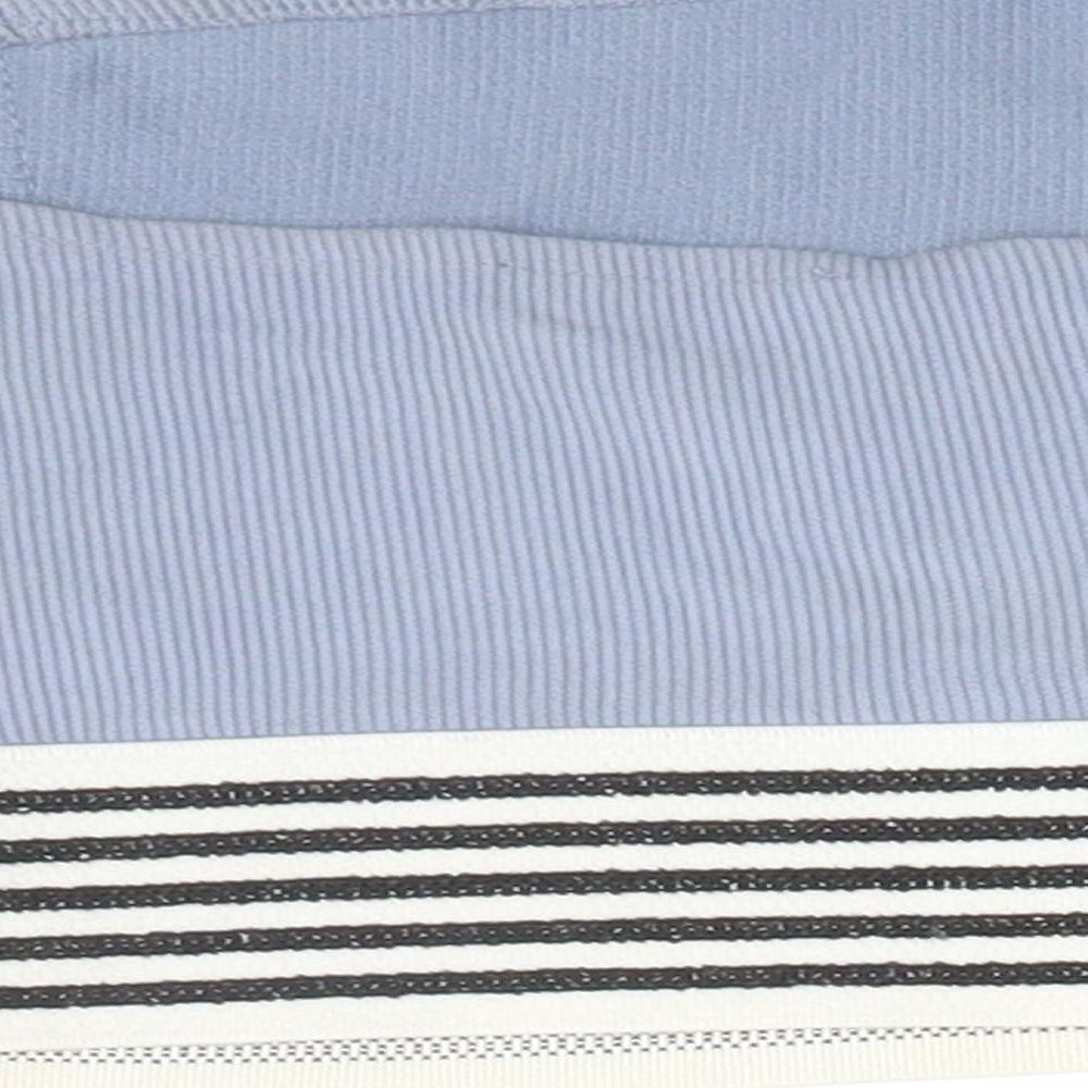 Topshop Womens Blue Cotton Basic T-Shirt Size 10