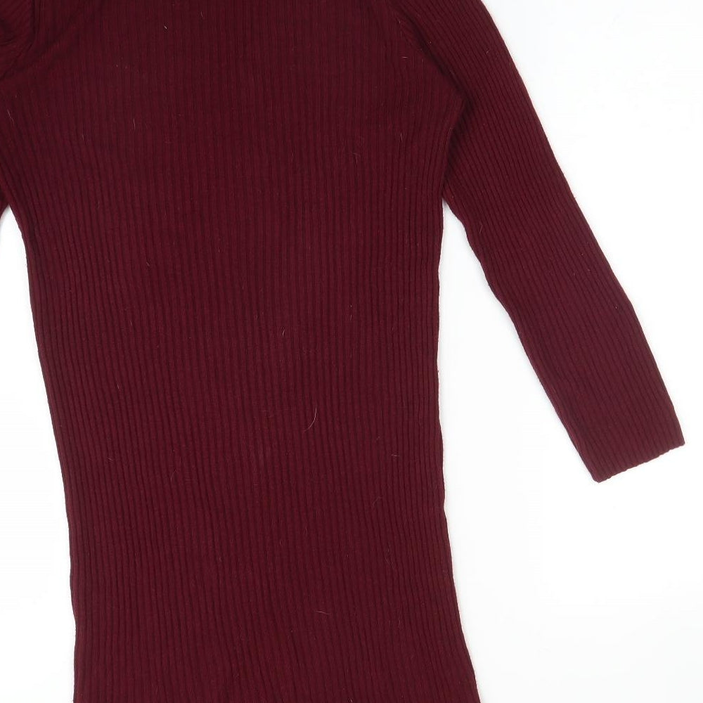 Atmosphere Womens Red Striped Viscose Bodycon Size 12