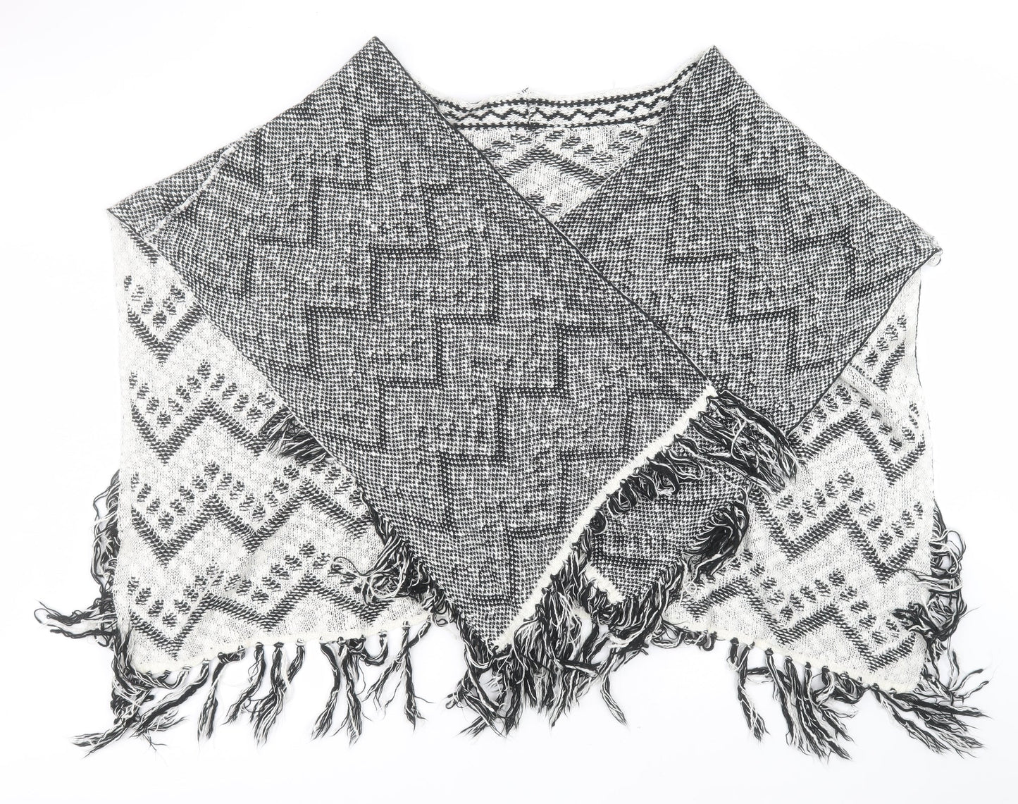Preworn Womens Black Shawl/Wrap