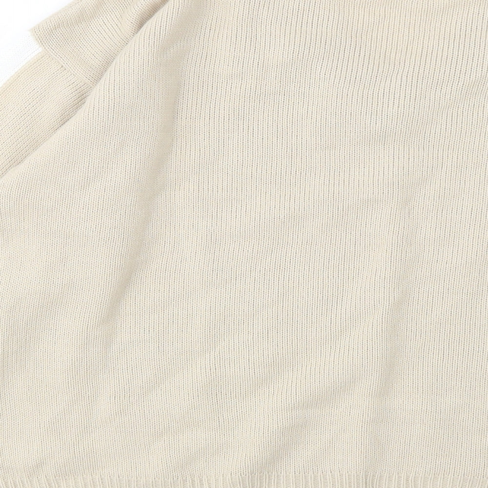 I SAW IT FIRST Womens Beige V-Neck Pullover Jumper Size XL