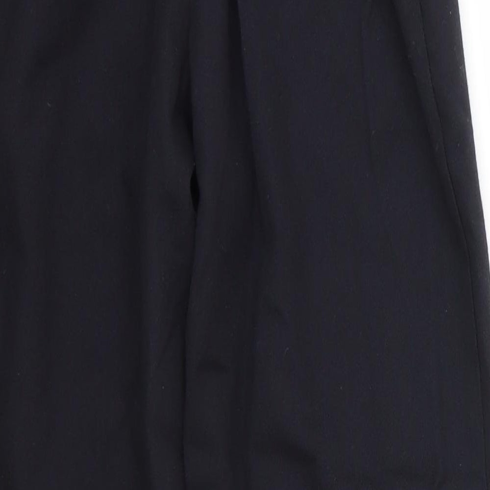Matalan Boys Black Polyester Dress Pants Trousers Size 10 Years Regular - School Trousers Back Elastication