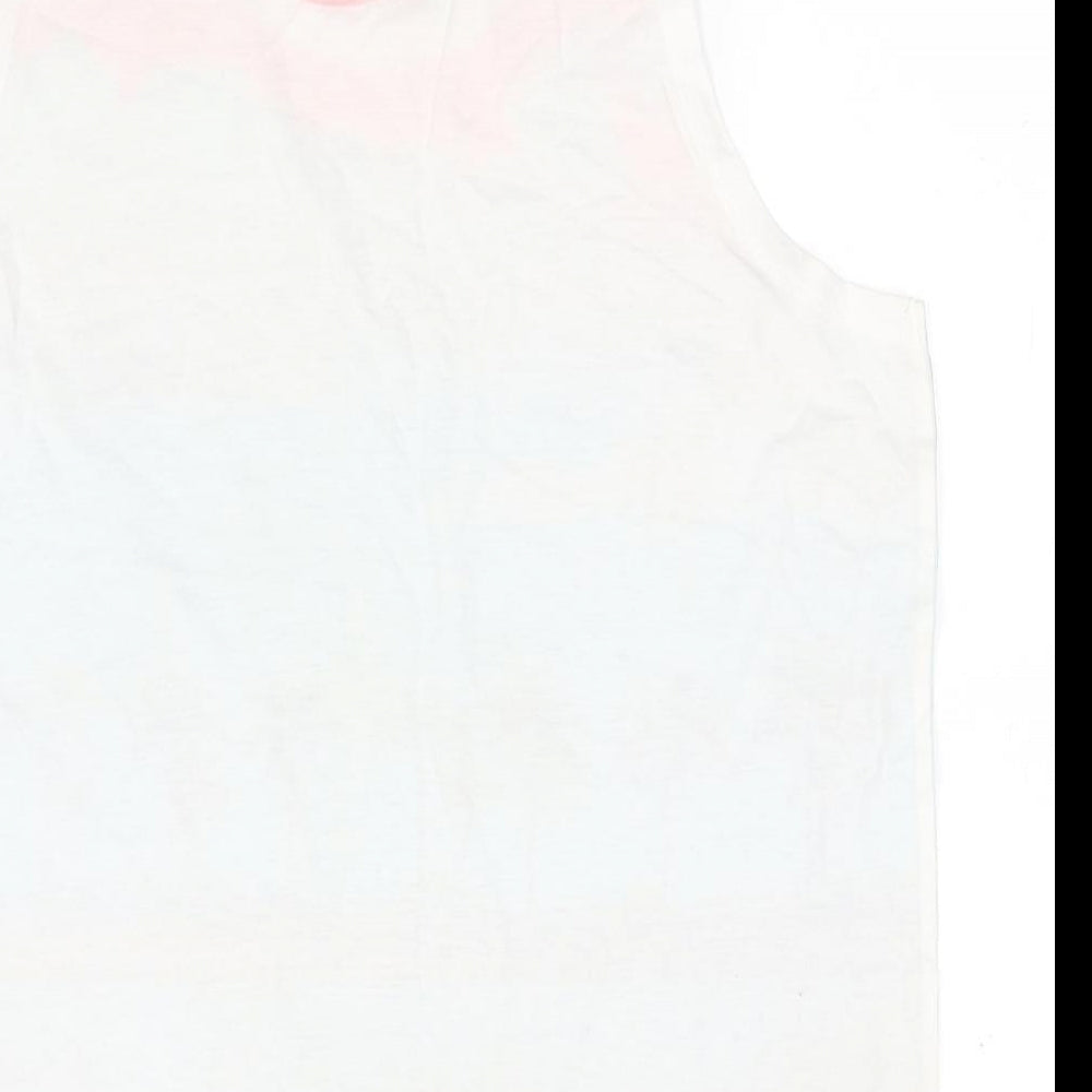 Blue Inc Womens Multicoloured Polyester Basic Tank Size L Round Neck - Los Angeles