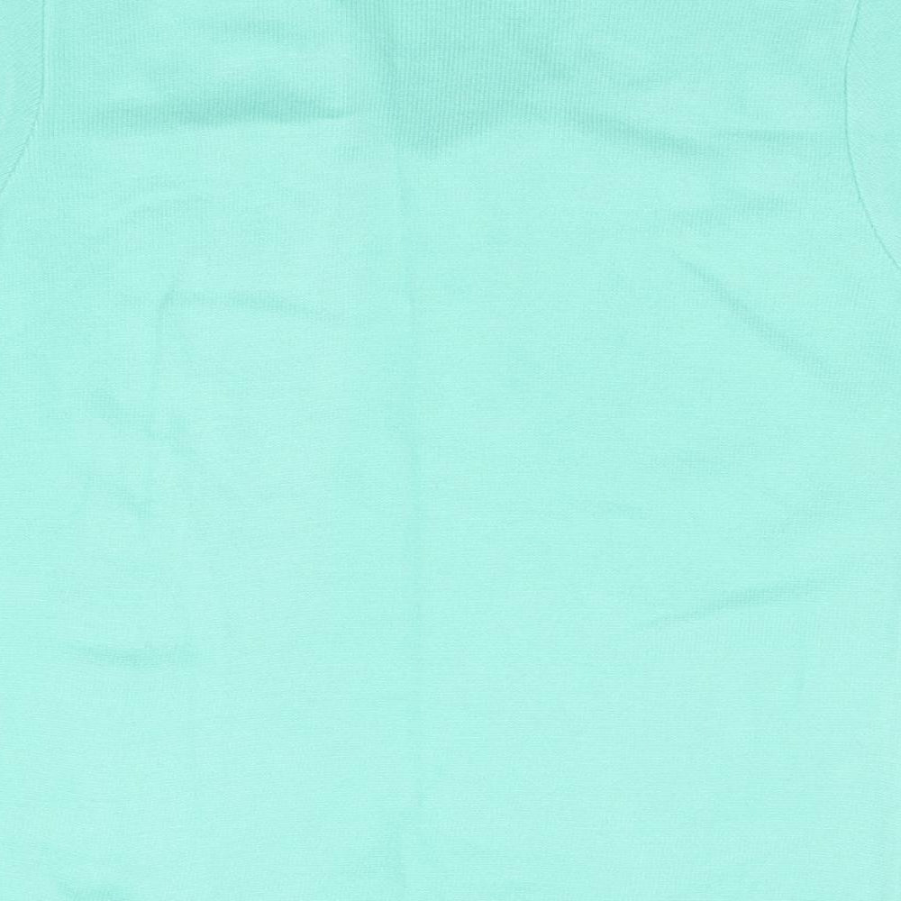 Jenny Loyd Womens Green V-Neck Acrylic Pullover Jumper Size XL