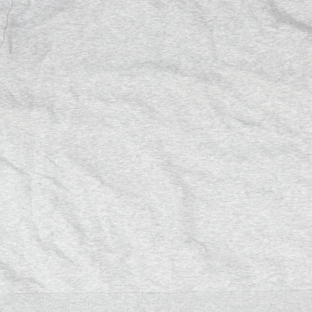 F&F Womens Grey Cotton Pullover Sweatshirt Size L