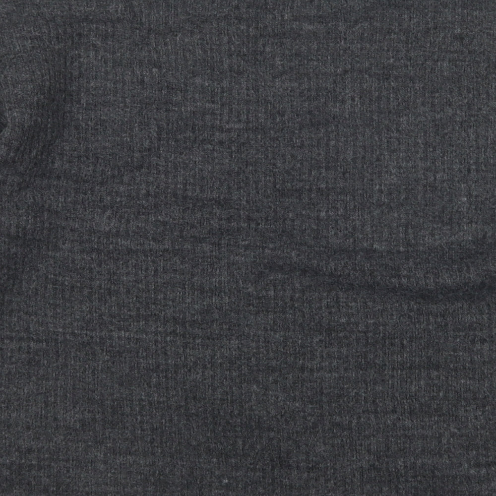 Zara Womens Grey Round Neck Pullover Jumper Size S