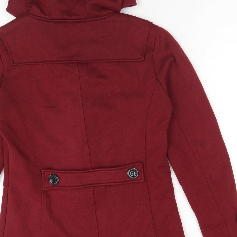 URBAN DIVA Womens Red Trench Coat Coat Size 8