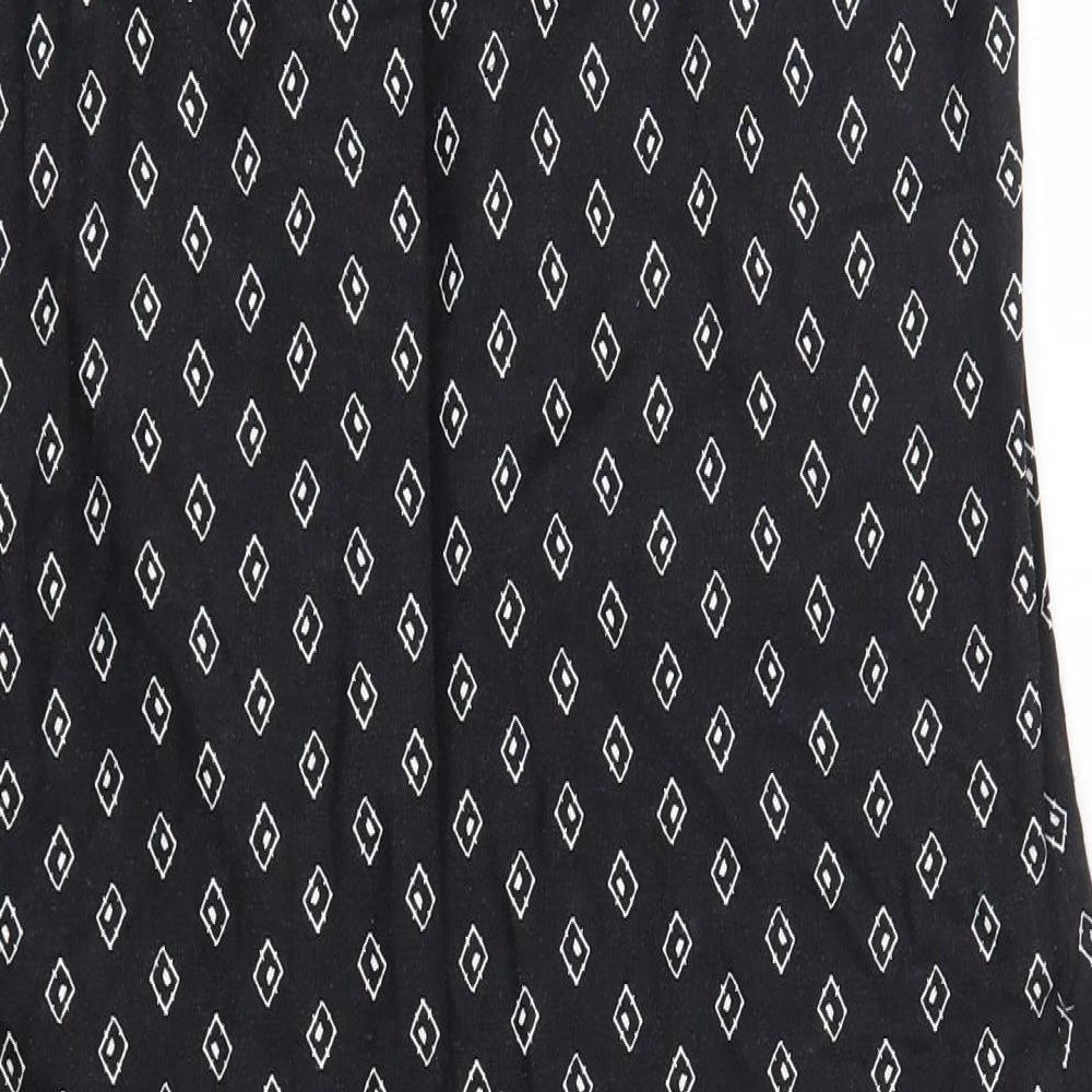 Nutmeg Womens Multicoloured Argyle/Diamond Viscose Tank Dress Size 8 V-Neck