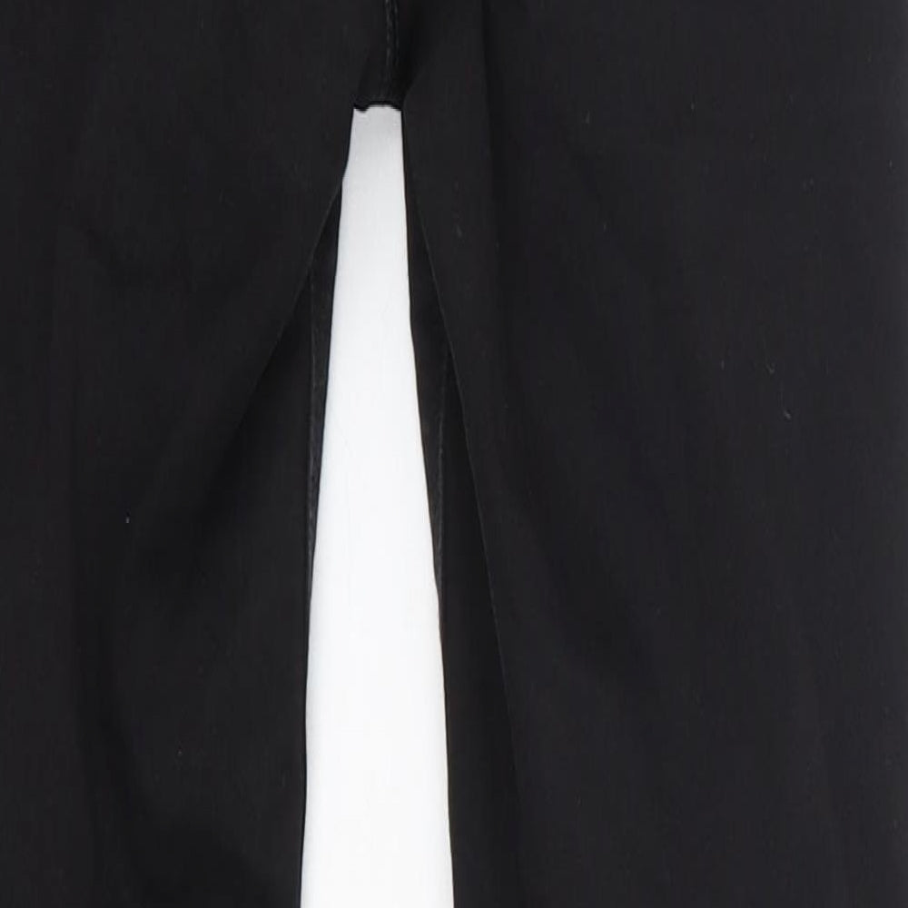 Matalan Womens Black Cotton Skinny Jeans Size 10 L27 in Regular