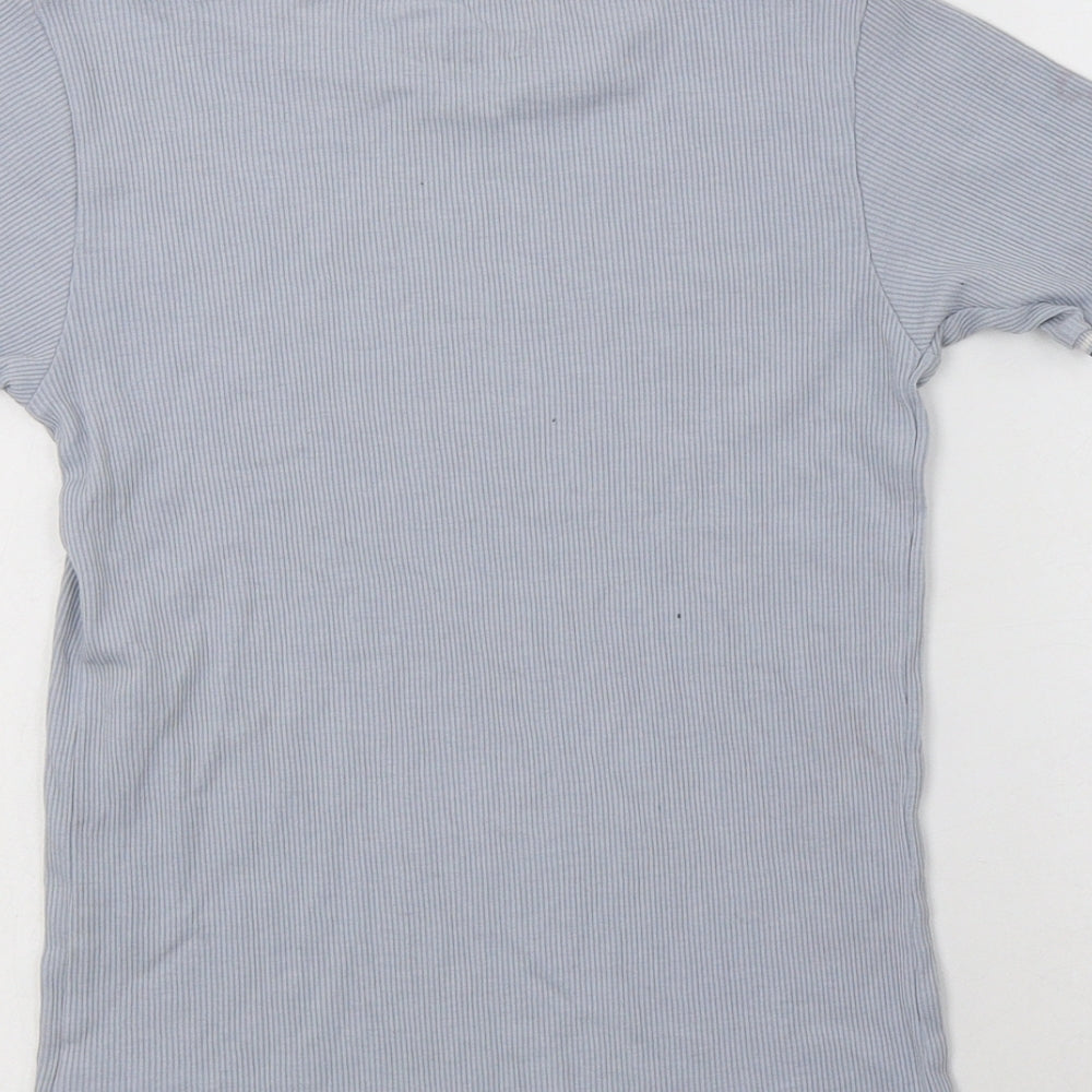 NEXT Boys Blue Cotton Basic T-Shirt Size 9 Years Crew Neck